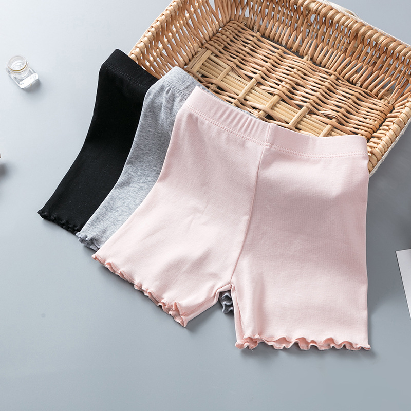 Cotton Girls Short Safety Pants Top  Kids Pants Underwear Children Summer Cute Shorts Underpants for 3-11 Years Old