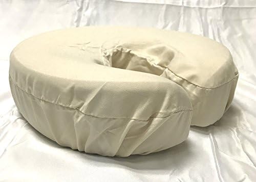Therapist's Choice® Premium Deluxe Microfiber Massage Table Face Cradle Covers, 4pcs per Package (Natural)