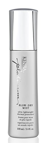 Kenra Platinum Blow-Dry Mist | Ultra-Lightweight Thermal Protectant | Detangles, Smooths, & Softens | Eliminates Frizz & Resists Humidity | Fine To Medium Hair