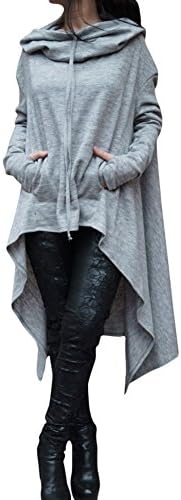 Xuan2Xuan3 Women Pullover Hoodies Sweatshirt Long Sleeve Oversize Top Shirt Dress…